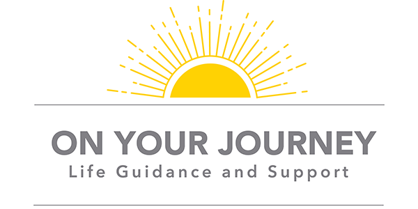 On Your Journey Life Mentor Logo with sun - positive vibes